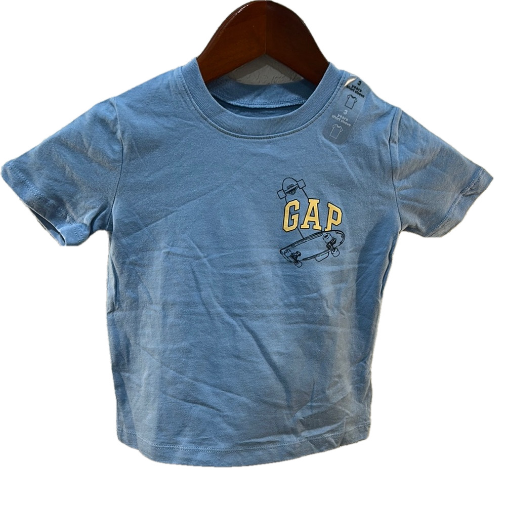 GAP Kids Blue Graphic T-Shirt size Available 3&4 NWT